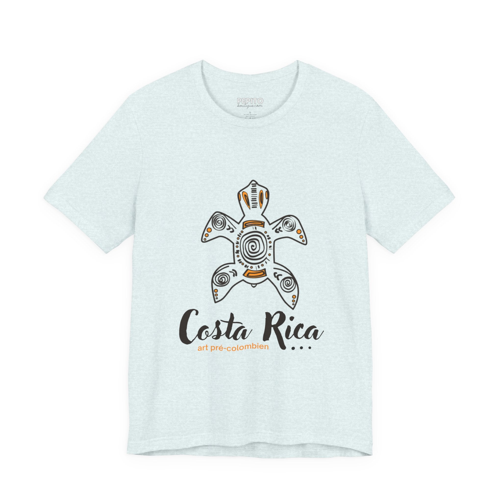 T-shirt unisexe « Tortue sacrée » – Symbole précolombien du Costa Rica
