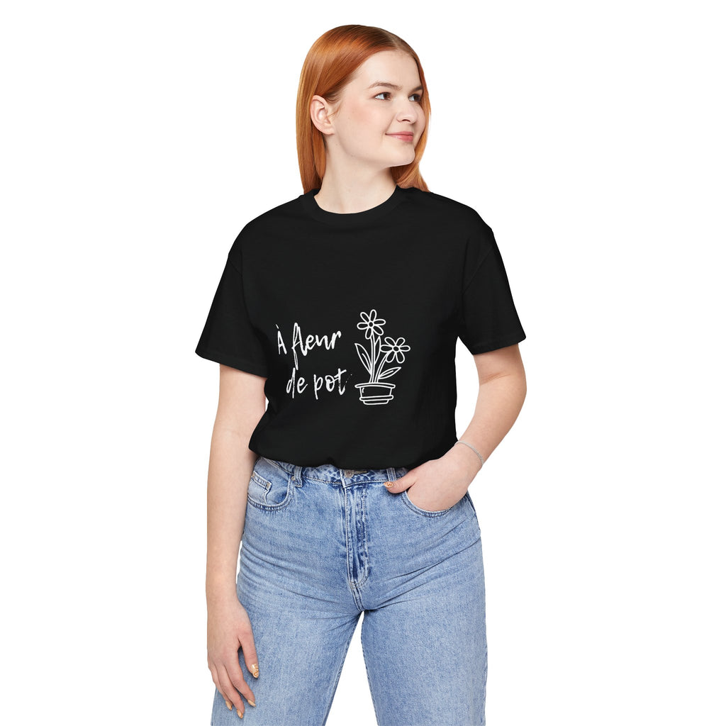 T-shirt pour femme — "À fleur de pot"