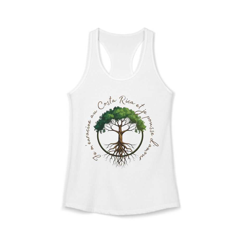 Débardeur femme « Je prends racine au Costa Rica »
