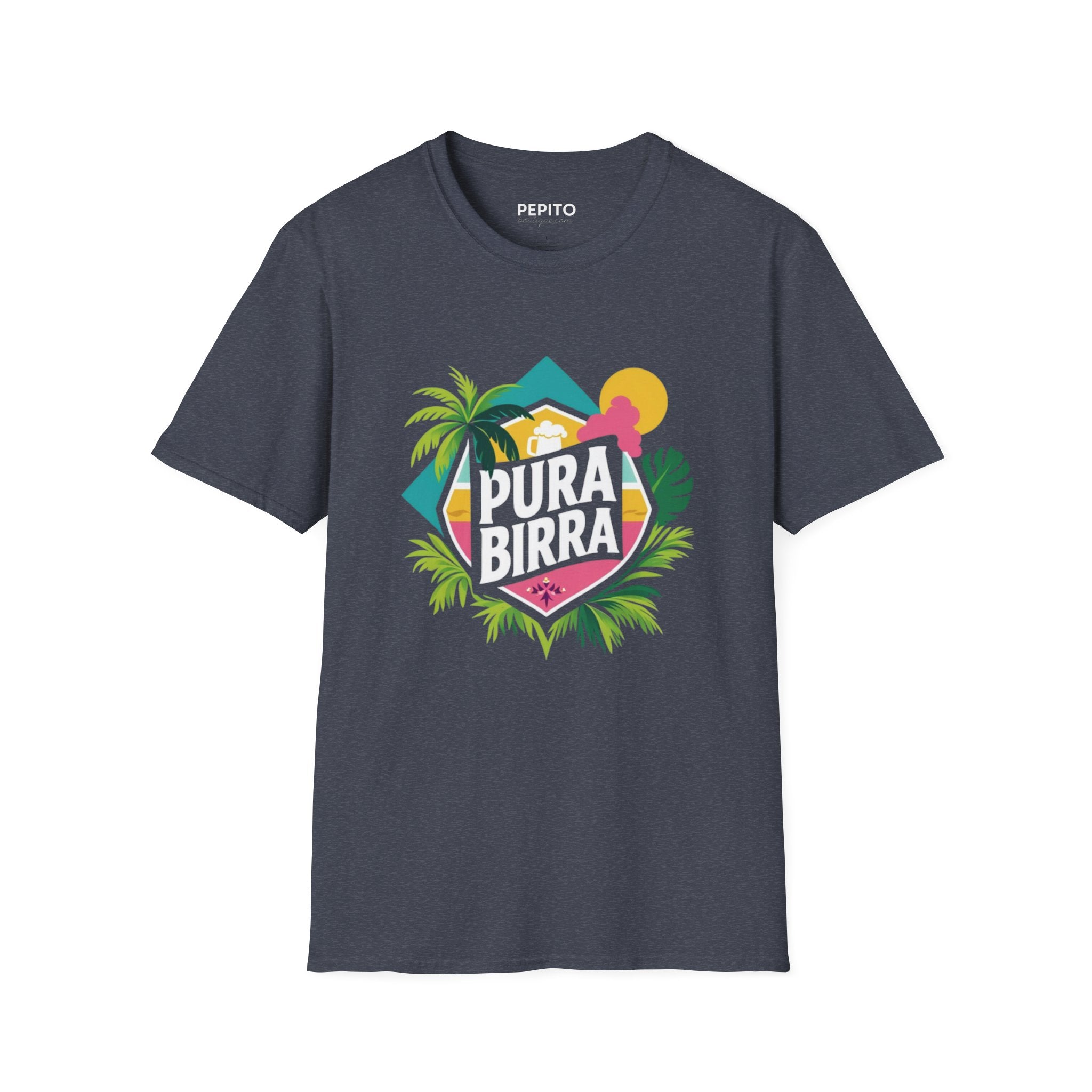 T-shirt unisexe « Pura Birra »  Humour costaricien