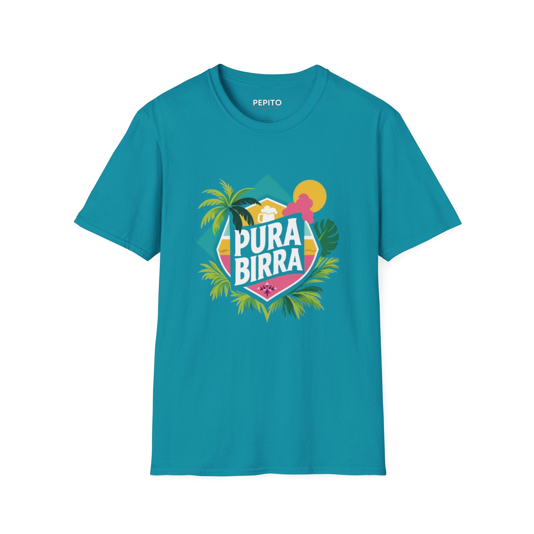 T-shirt unisexe « Pura Birra »  Humour costaricien