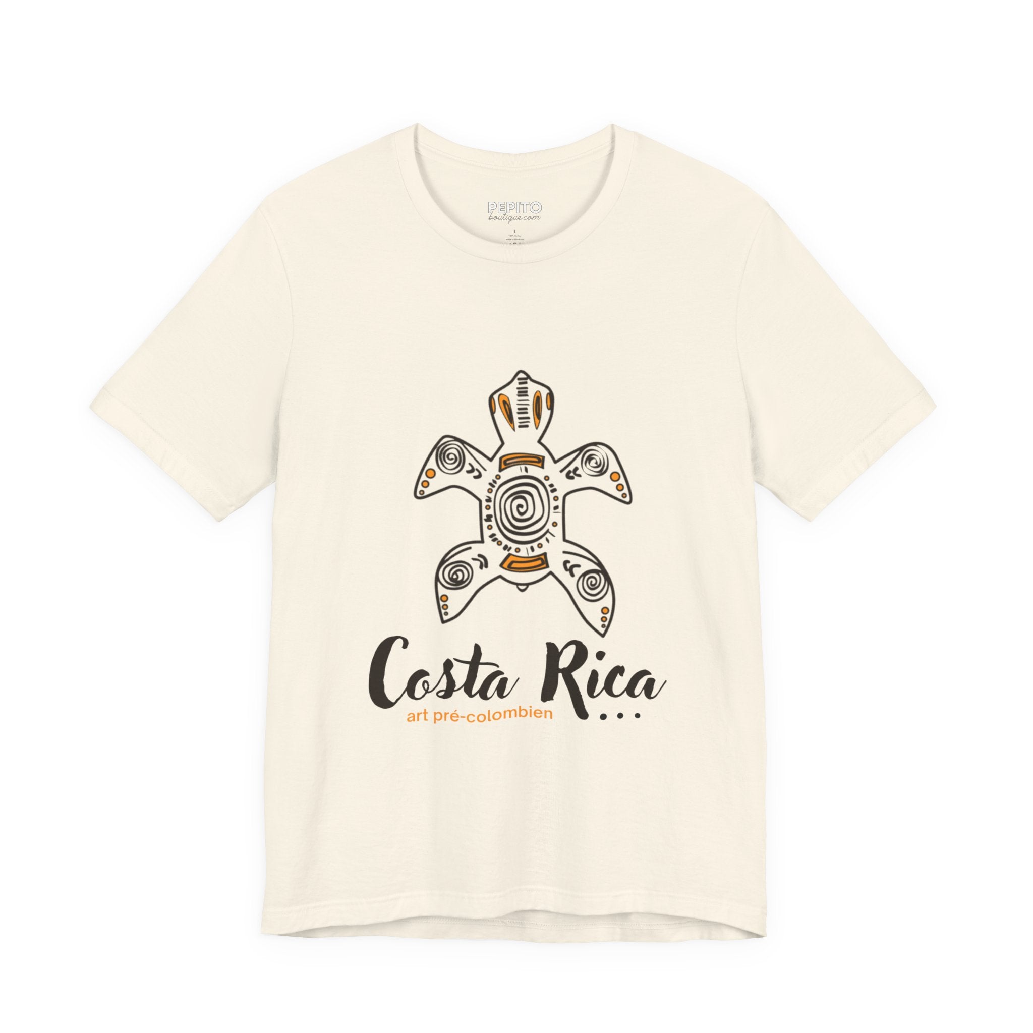 T-shirt unisexe « Tortue sacrée » – Symbole précolombien du Costa Rica