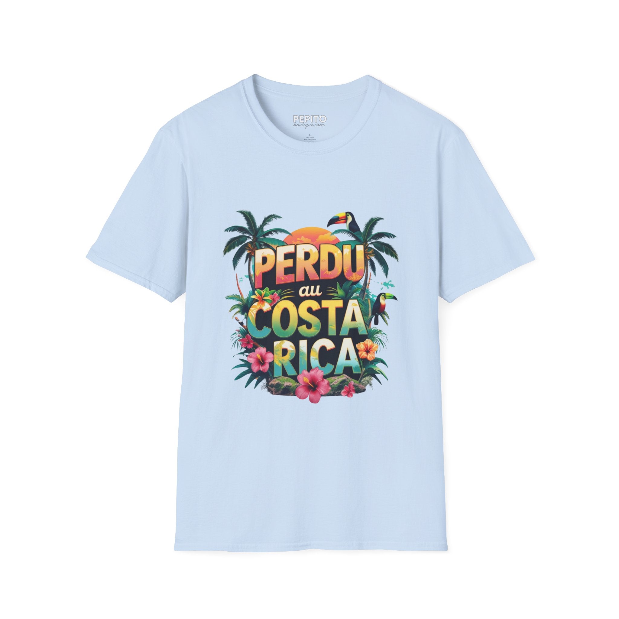 T-shirt unisexe  « Perdu au Costa Rica » – L’aventure commence ici