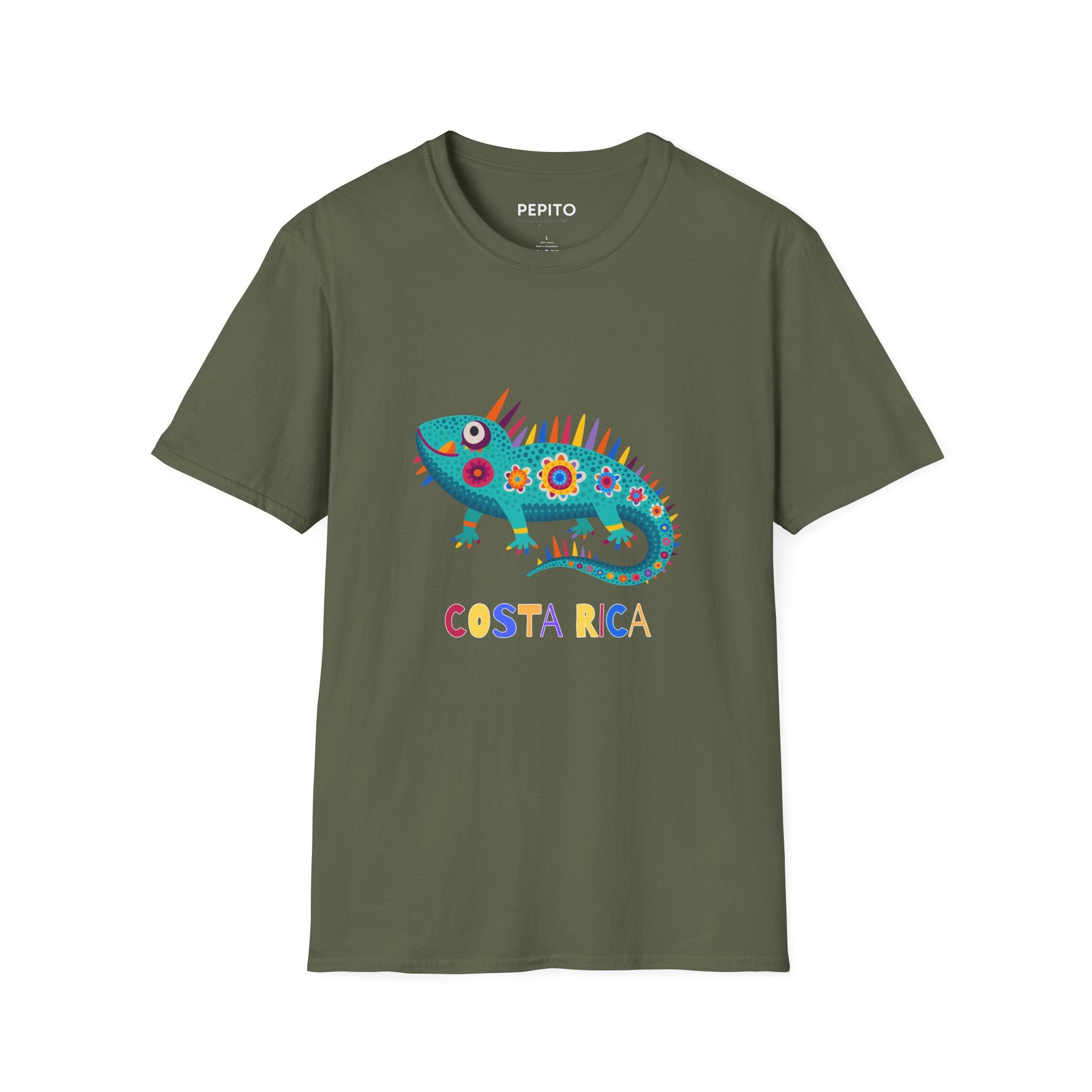 T-Shirt Unisexe Costa  — Iguane Tropical