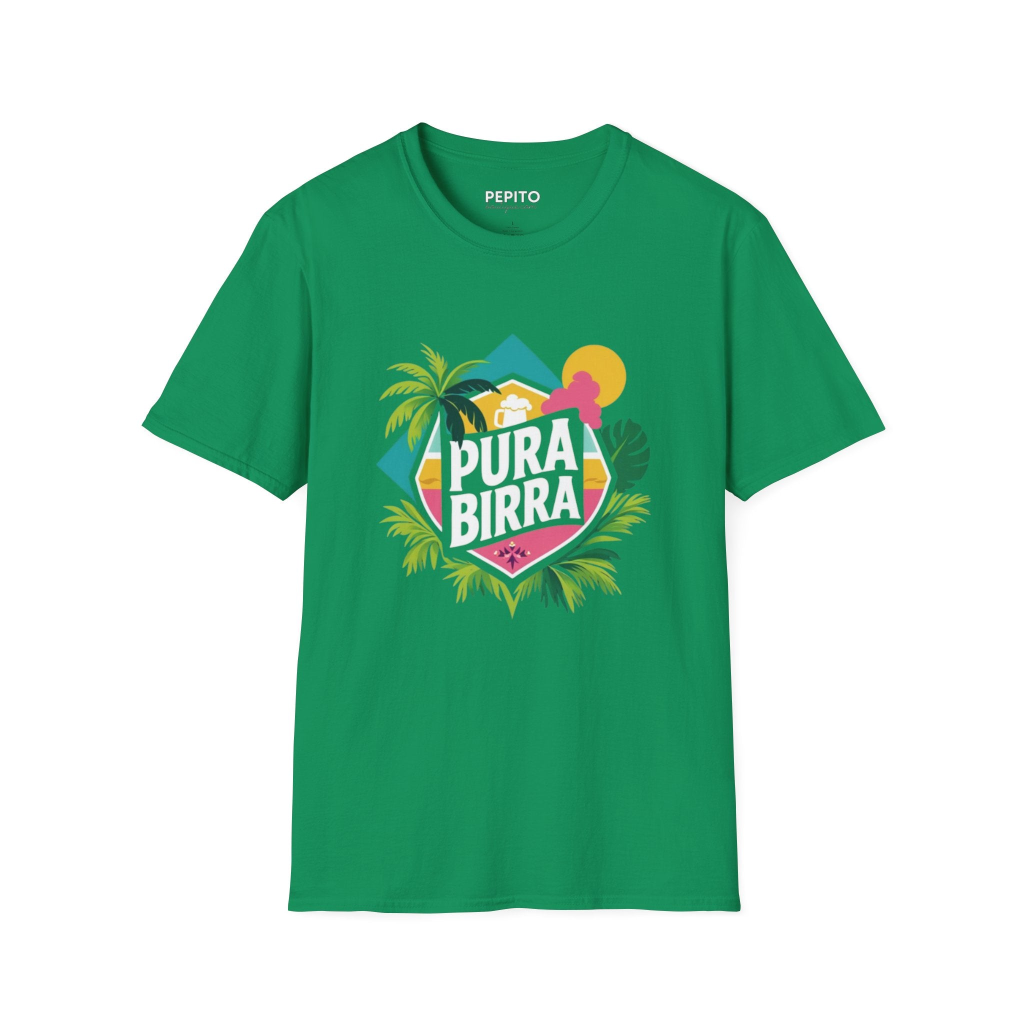 T-shirt unisexe « Pura Birra »  Humour costaricien