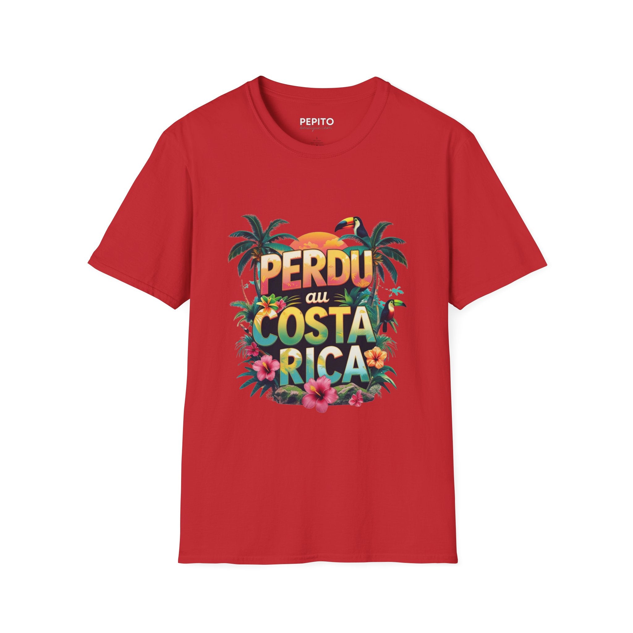 T-shirt unisexe  « Perdu au Costa Rica » – L’aventure commence ici