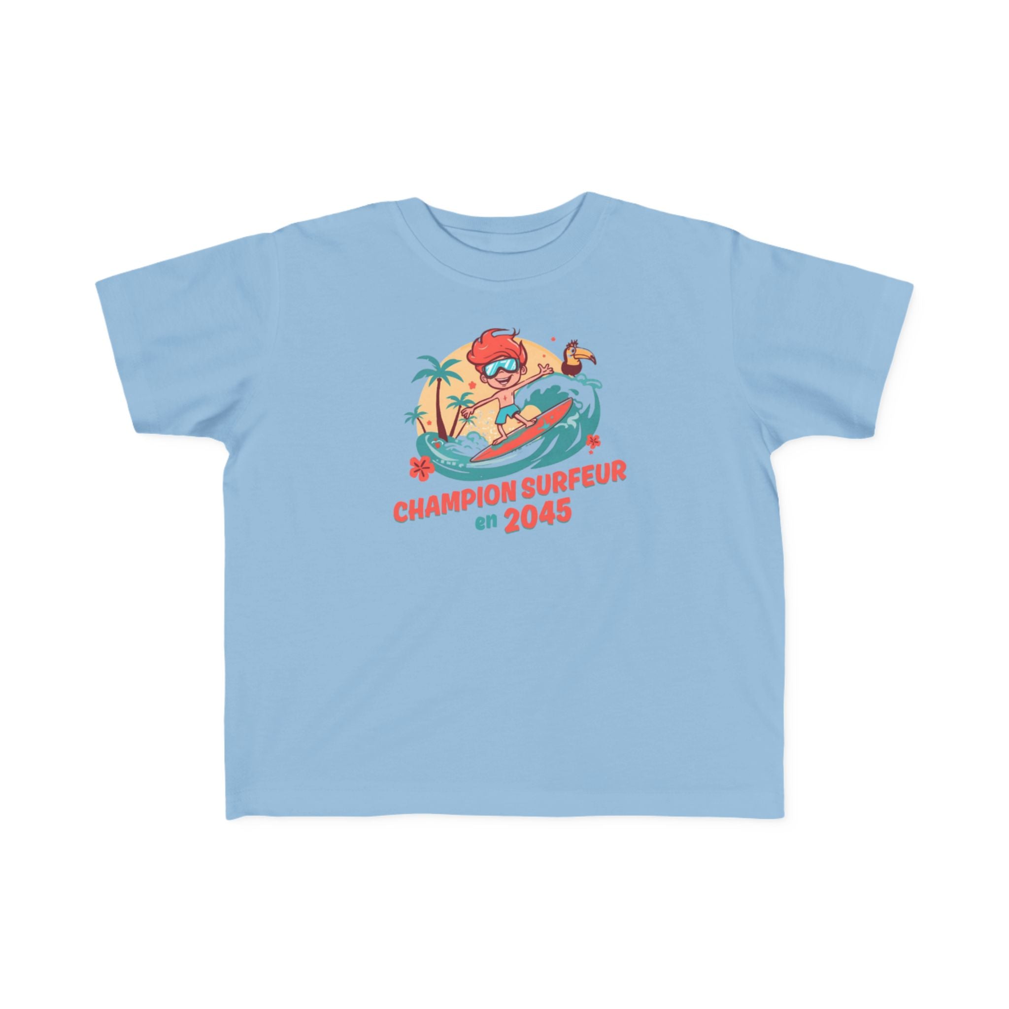 T-shirt Champion Surfeur en 2045 | Design de surf mignon