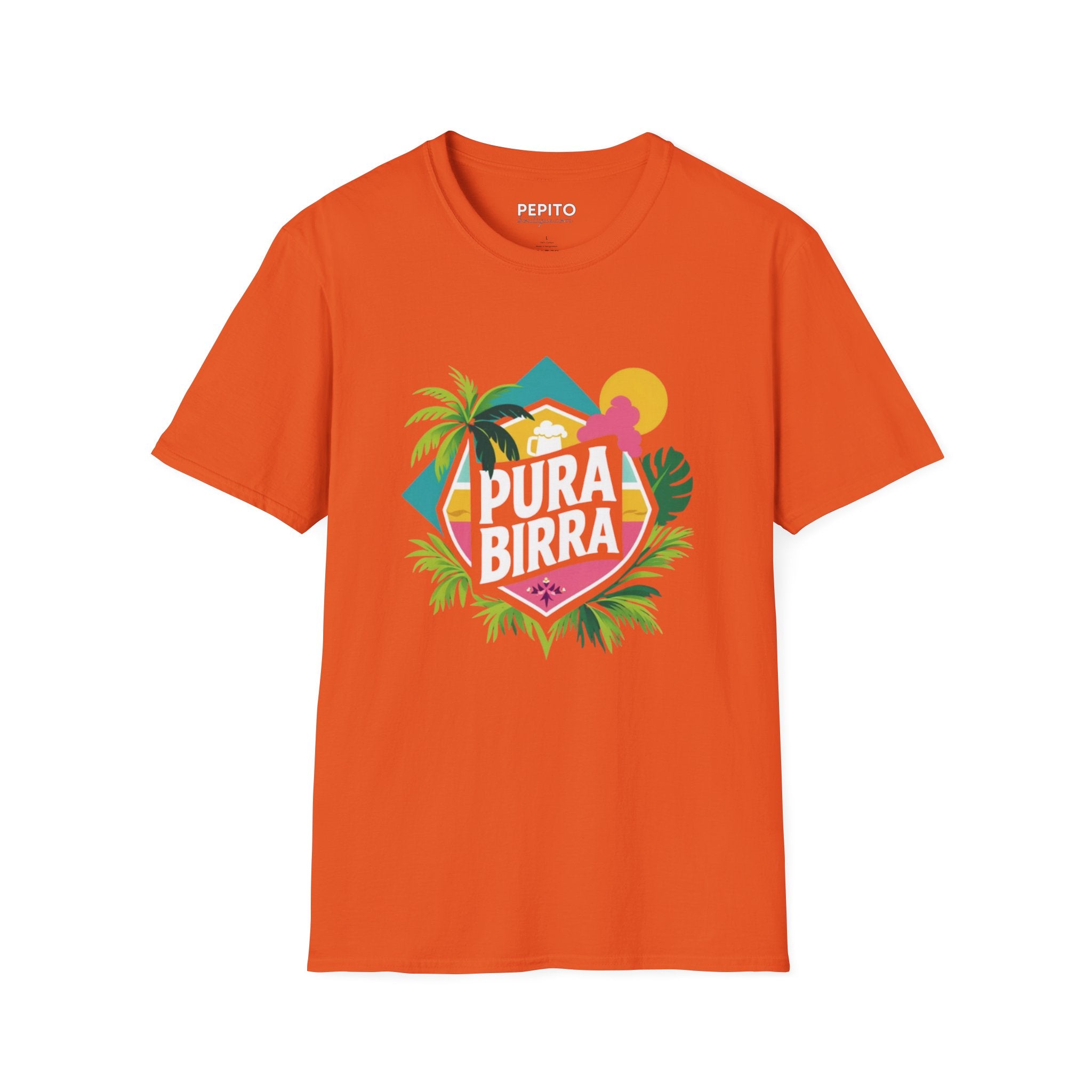 T-shirt unisexe « Pura Birra »  Humour costaricien