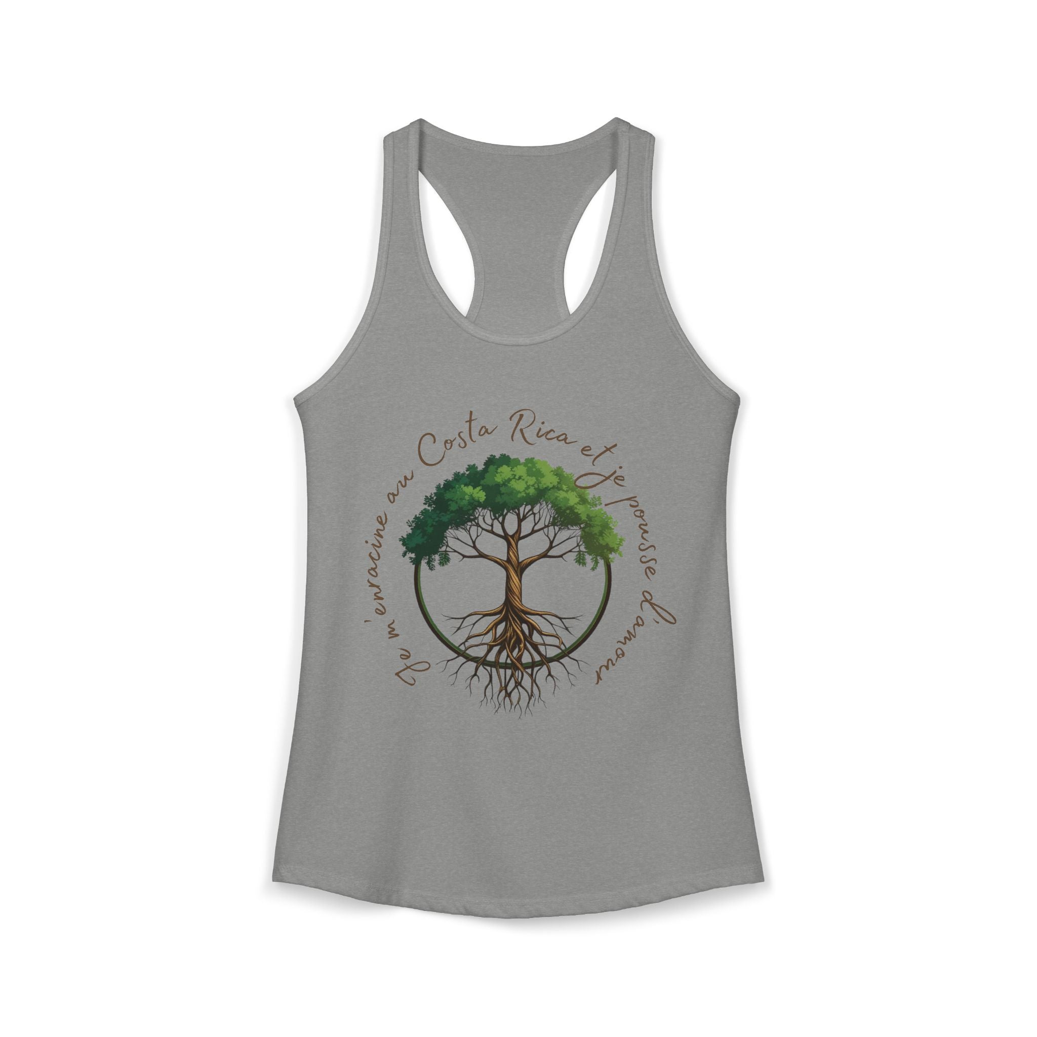 Débardeur femme « Je prends racine au Costa Rica »