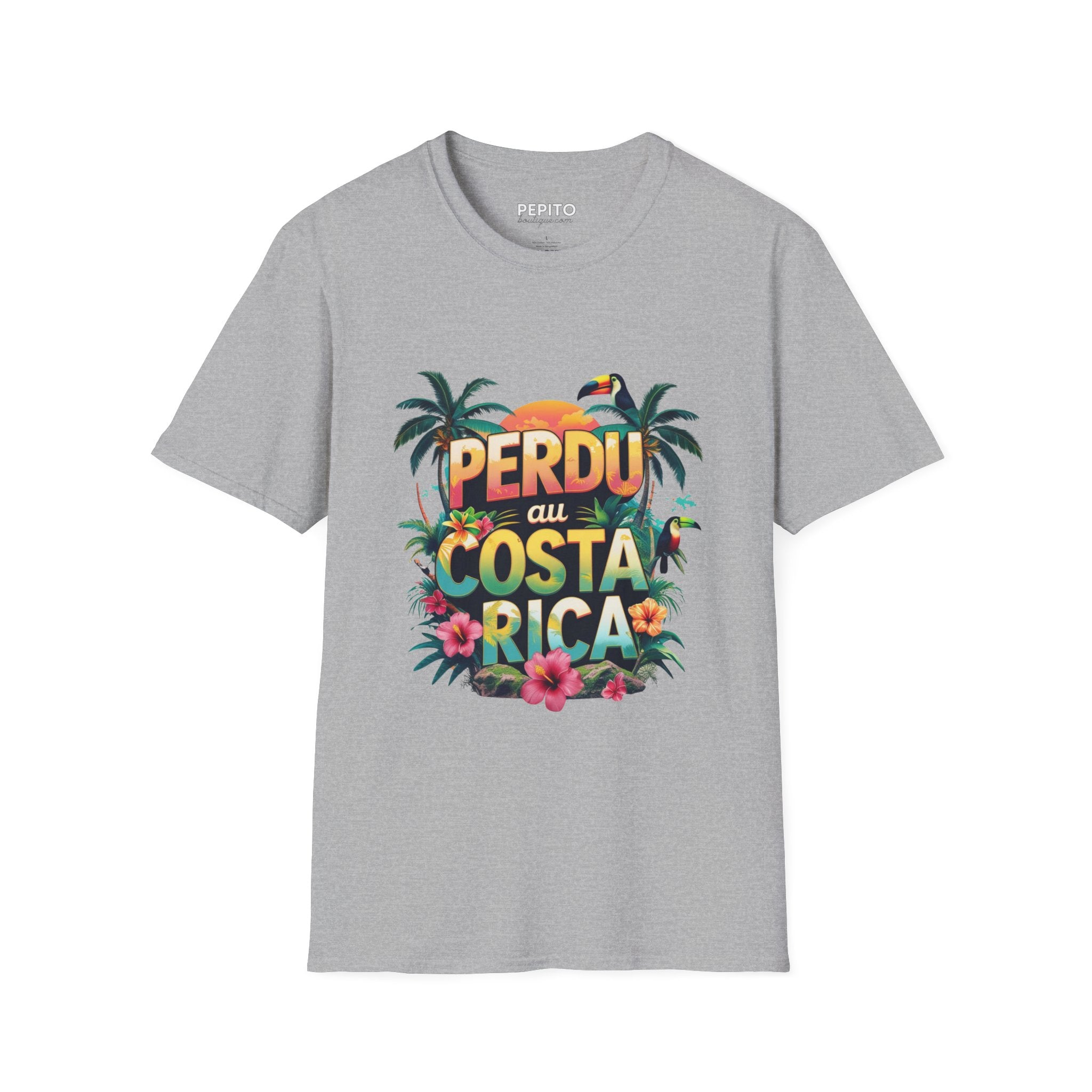 T-shirt unisexe  « Perdu au Costa Rica » – L’aventure commence ici