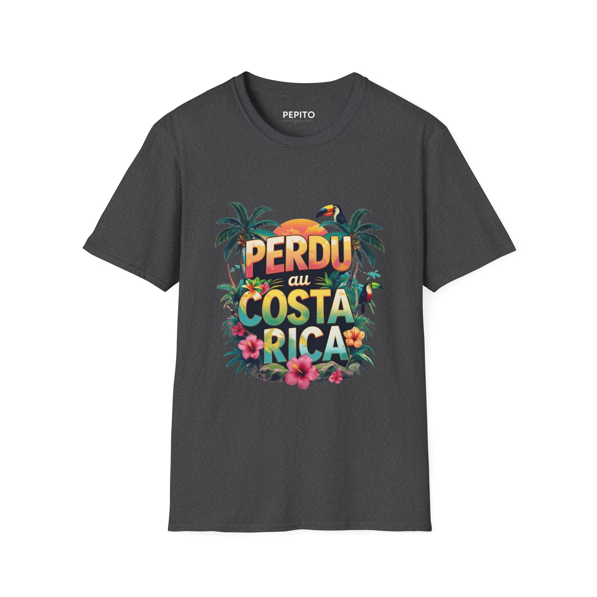 T-shirt unisexe  « Perdu au Costa Rica » – L’aventure commence ici