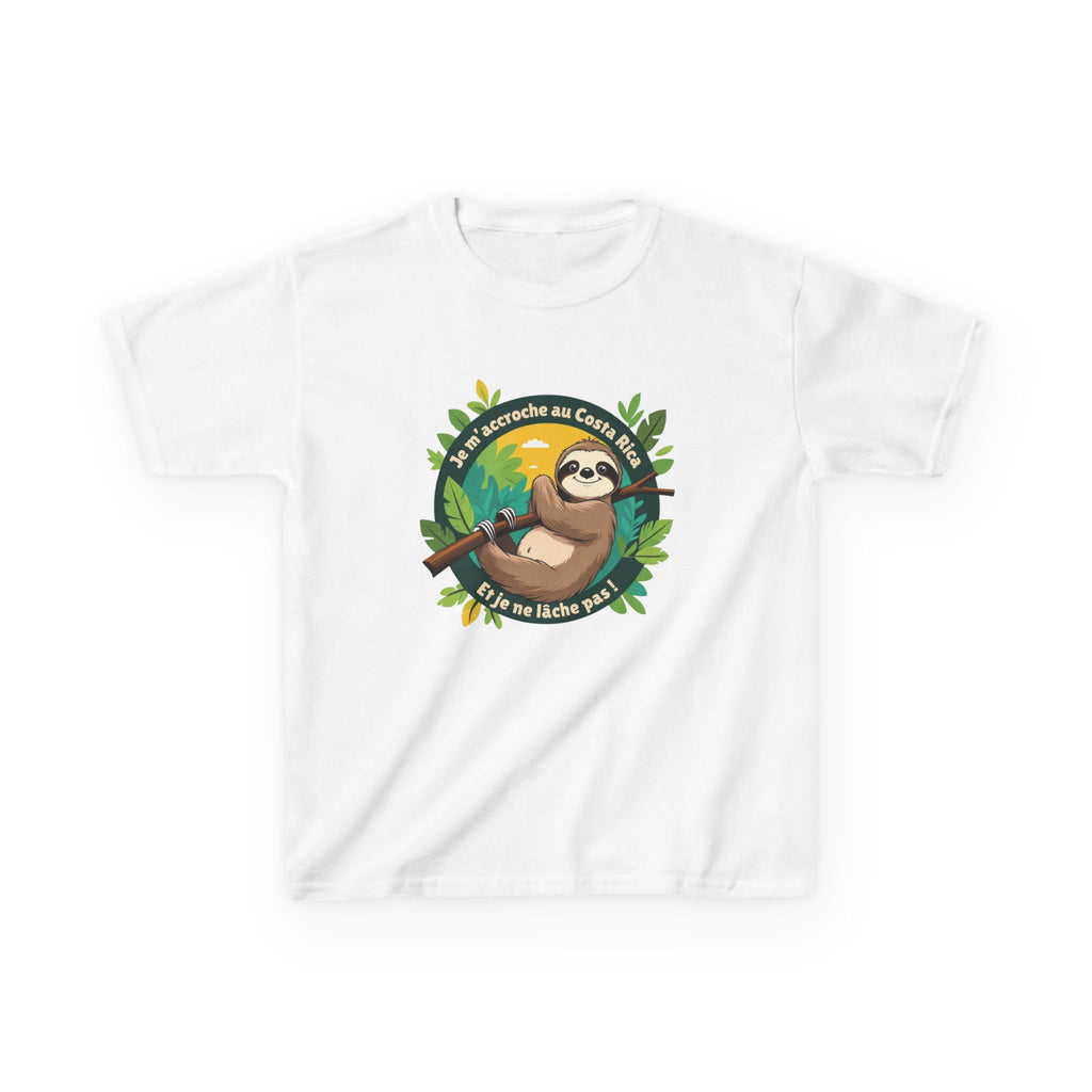T-shirt enfant « Je m’accroche au Costa Rica – et je lâche pas ! »