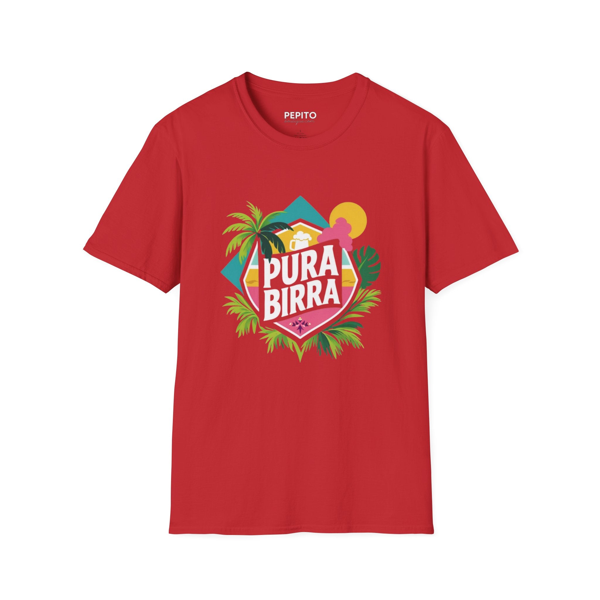 T-shirt unisexe « Pura Birra »  Humour costaricien