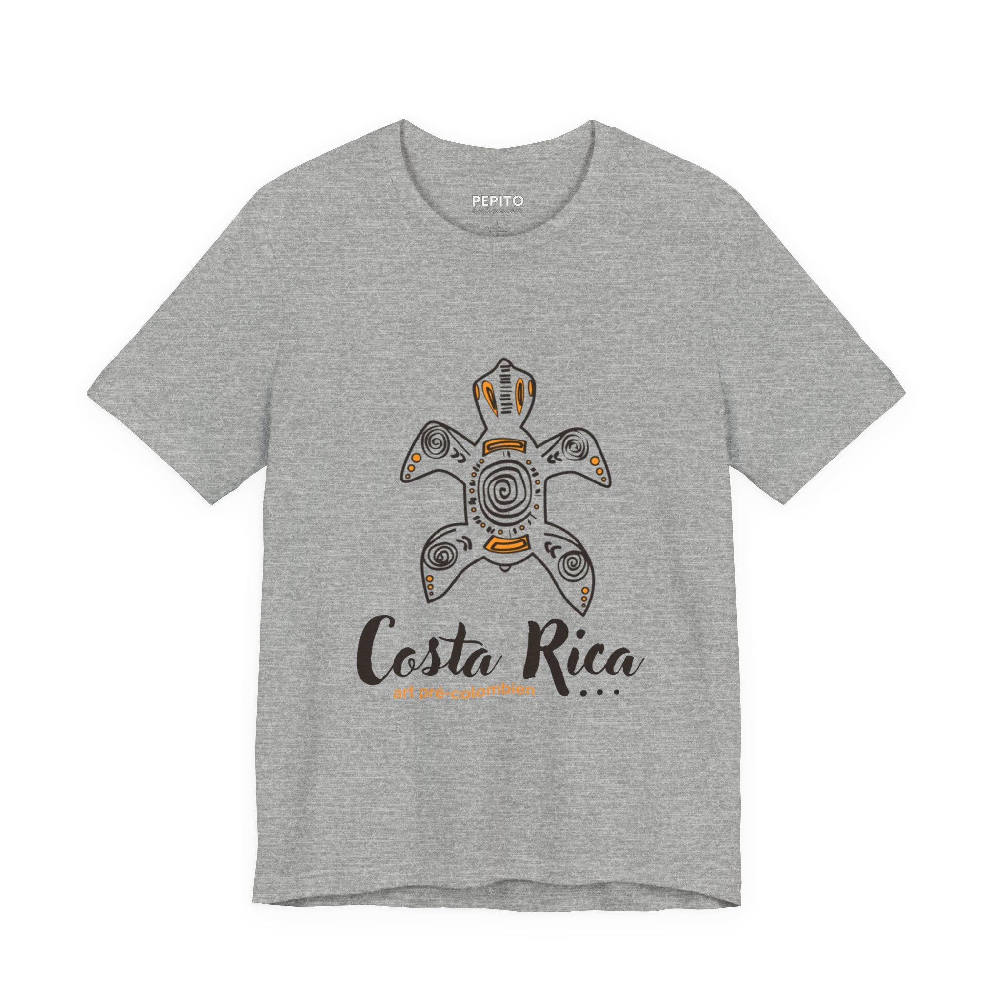 T-shirt unisexe « Tortue sacrée » – Symbole précolombien du Costa Rica