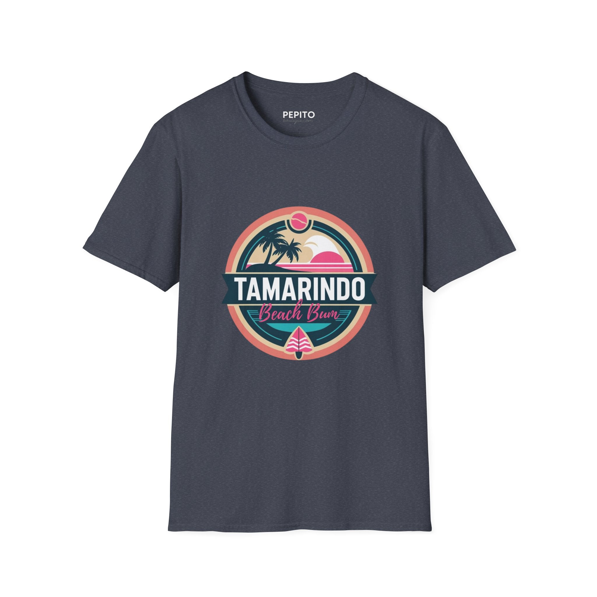 T-Shirt Unisexe — Tamarindo Beach Bum • Surf Rétro & Sunset Tropical