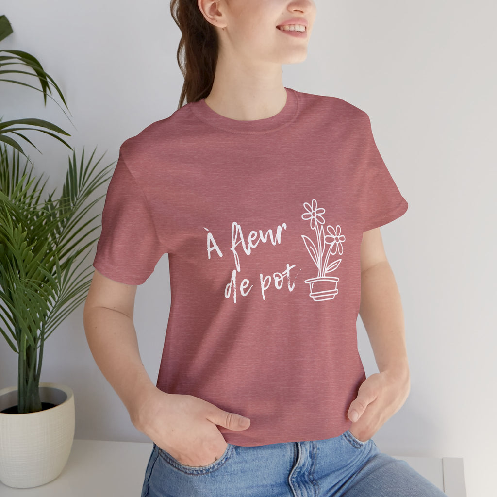 T-shirt pour femme — "À fleur de pot"