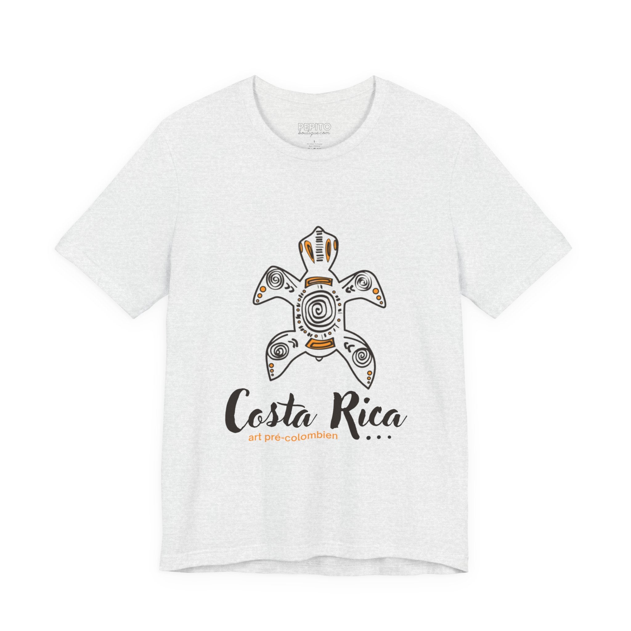 T-shirt unisexe « Tortue sacrée » – Symbole précolombien du Costa Rica