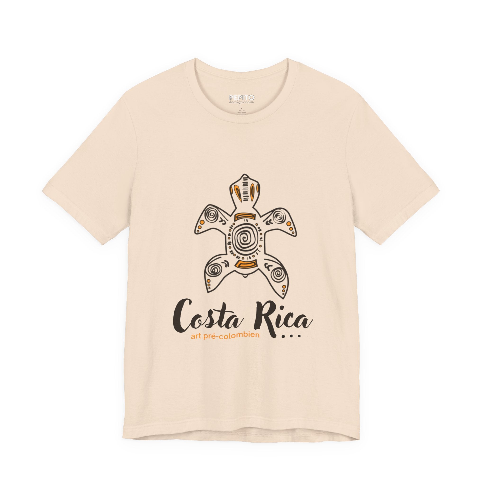 T-shirt unisexe « Tortue sacrée » – Symbole précolombien du Costa Rica