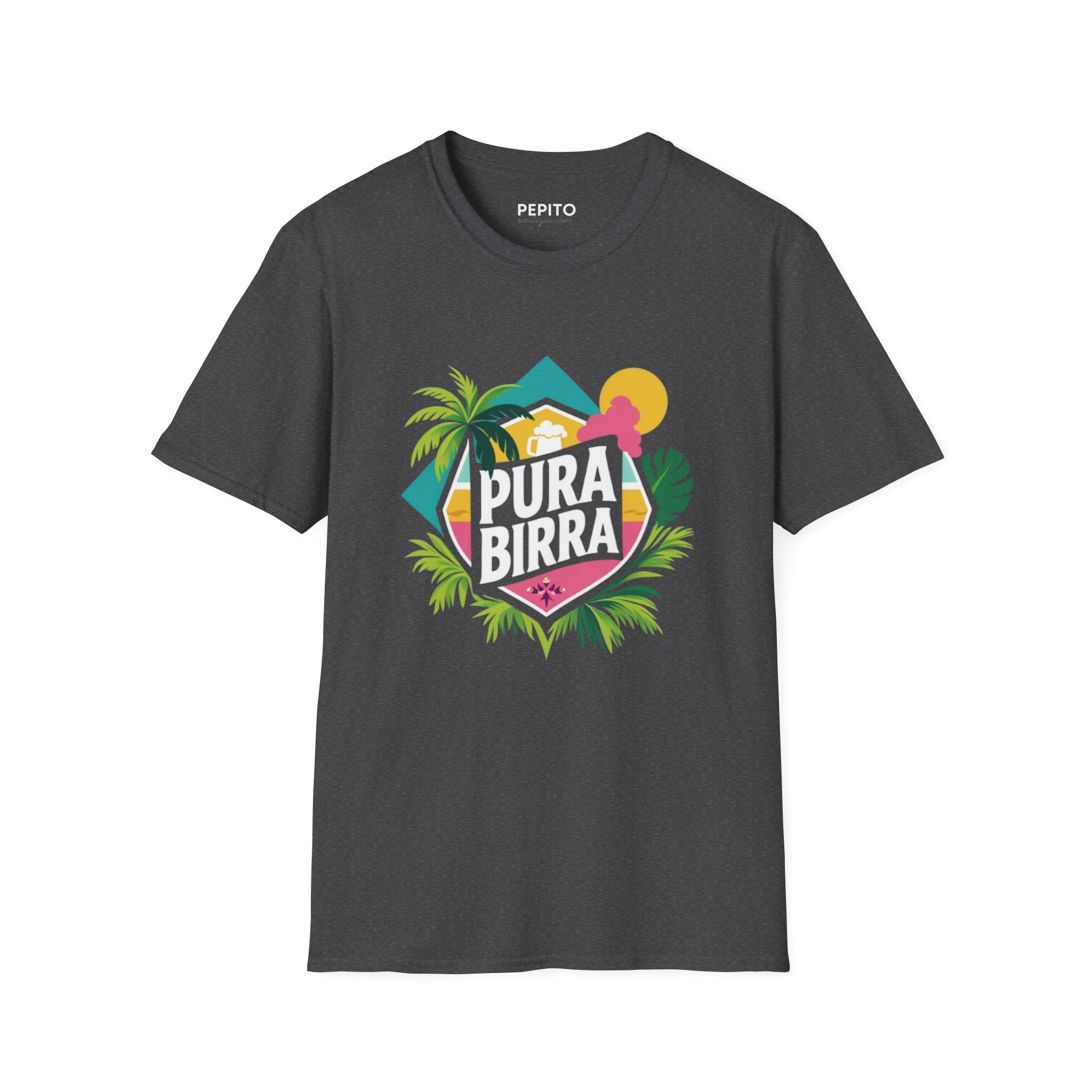 T-shirt unisexe « Pura Birra »  Humour costaricien