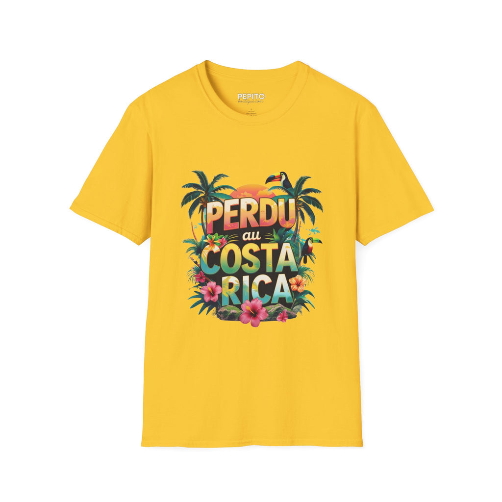 T-shirt unisexe  « Perdu au Costa Rica » – L’aventure commence ici