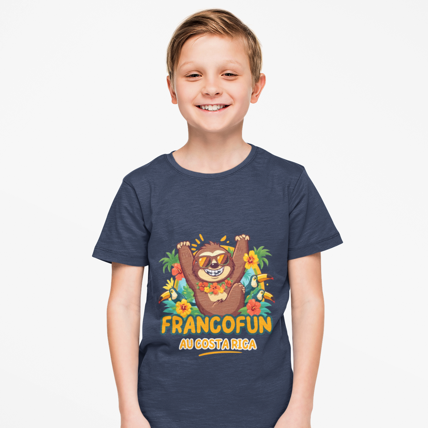 T-shirt pour jeunes « FrancoFun au Costa Rica »