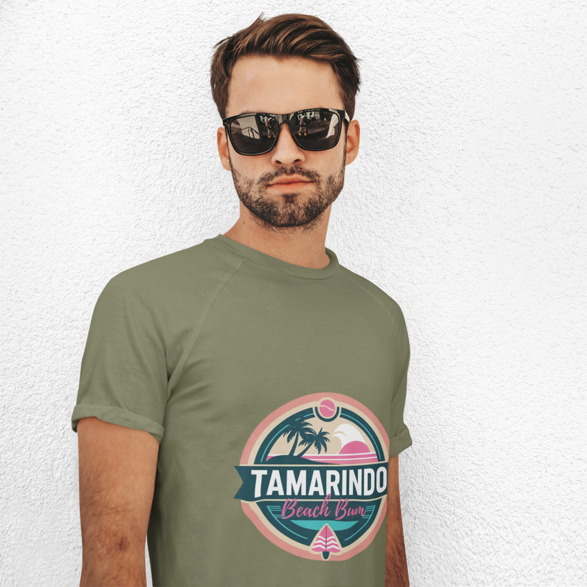 T-Shirt Unisexe — Tamarindo Beach Bum • Surf Rétro & Sunset Tropical