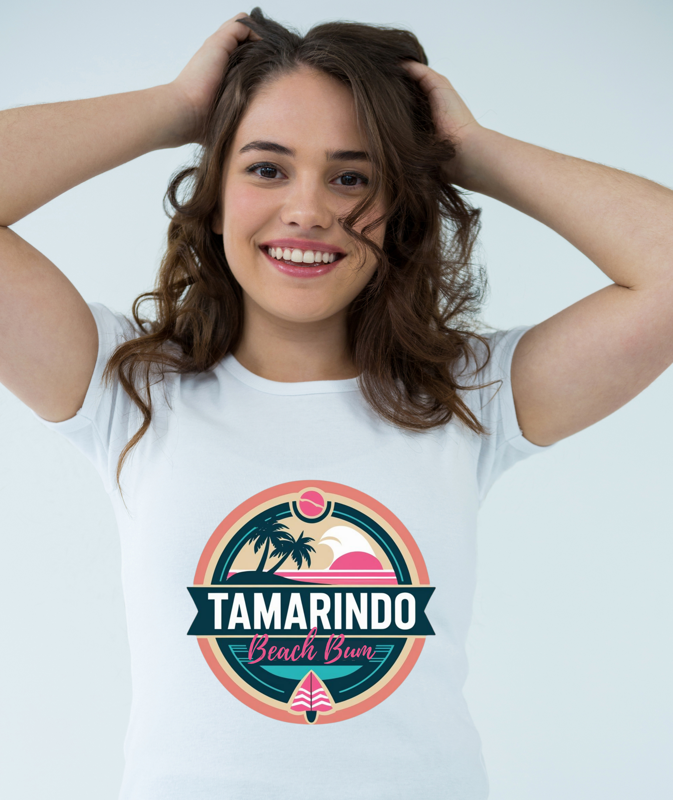 T-Shirt Unisexe — Tamarindo Beach Bum • Surf Rétro & Sunset Tropical